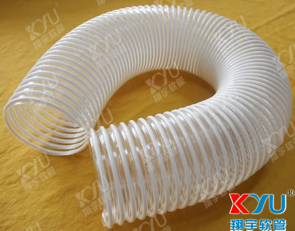 PVC通風管,PVC塑料軟管透明內帶鋼絲增強